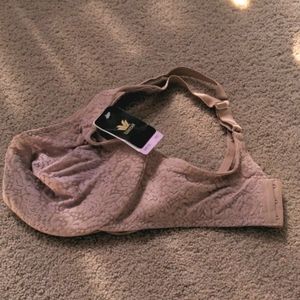 Wacoal 36D lace bra cream/tan/pinkish